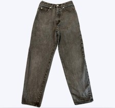 Vintage GUESS Georges Marciano Girls Size 14 Black Denim Jeans USA 100 Cotton