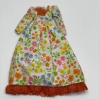 Vintage 70s Barbie Francie #3458 Olde Look Dress with Some Stains