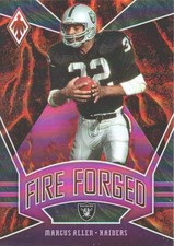 2020 Panini Phoenix Football Card Fire Forged Pink #9 Marcus Allen /199