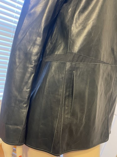 Giacca/blazer nuova JIL SANDER morbida pelle antracite TG 10 (US) vendita al dettaglio $3345 Italia - Foto 12 di 14