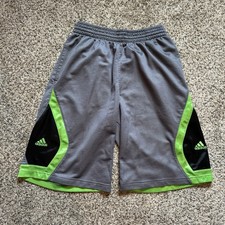 VINTAGE Adidas Size Medium DAZZLE Silky Shiny Mens Basketball Shorts Baggy Y2K