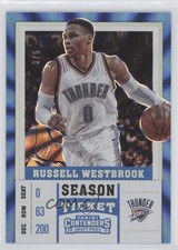 2017-18 Panini Contenders Draft Picks Fame Ticket 3/5 Russell Westbrook #43 6yn