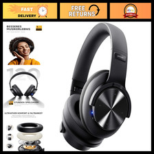 Wireless Bluetooth Headphones, 120H Playtime, 3 EQ Modes, Low Latency, Over Ear