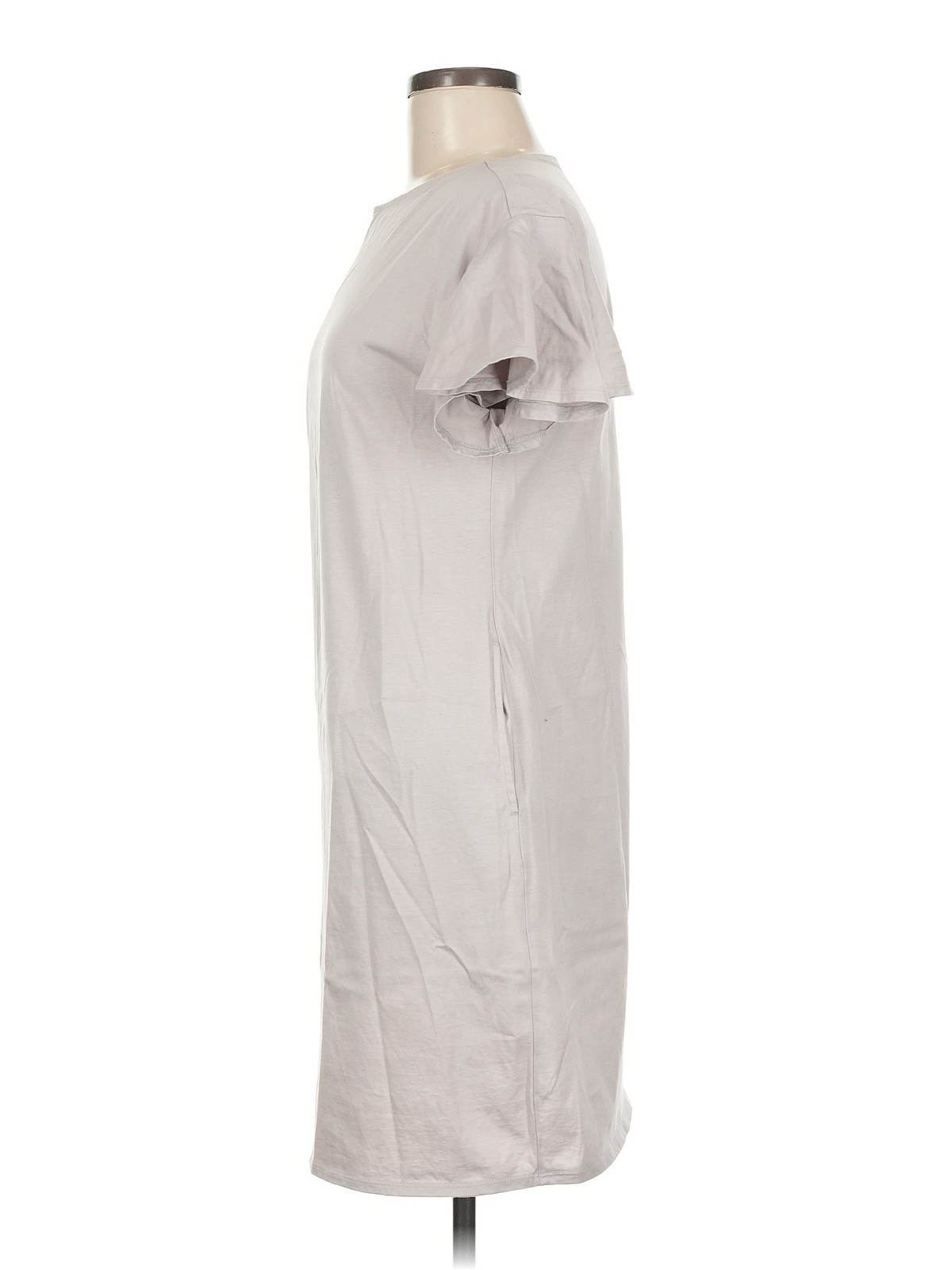 Uniqlo Women Gray Casual Dress M thumbnail 4