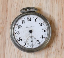 Rare Vintage HAMILTON Cal. 940 Pocket Watch AS IS REPAIR