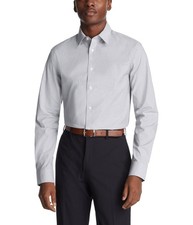 Calvin Klein Mens Steel Plus Button Down Dress Shirt