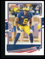 Josh Uche 2020 Donruss Rookie Card!!. rookie card picture
