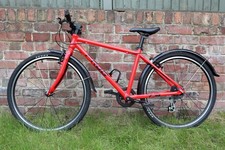 Frog 73 Hybrid Bike (8 speed, 26" wheels, Age 12-14, Neon Red)