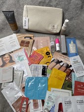 Lot 35 ULTA BEAUTY DELUXE Travel Mini 5  Samples 30  Sisley Cosmetic Bag
