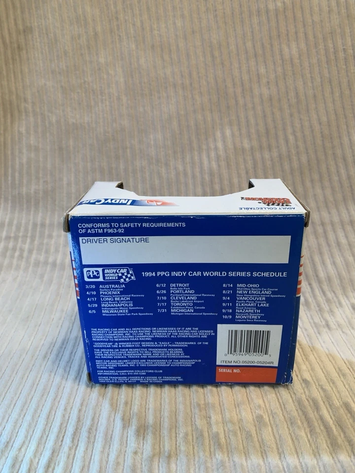 1994 Indianapolis 500 78th Running Event Car 1:64 Die-Cast Racing Champions 4100 - Image 4 of 4