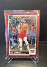 2023-24 Panini Nba Hoops Premium Stock - Jose Alvarado #210 Red Disco Prizm /149