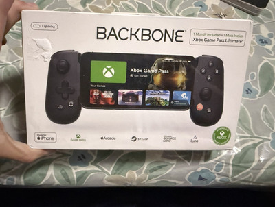 Backbone One Mobile Controller for iPhone Lightning Built-In Track Pad Black NEW