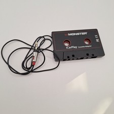 Vintage Monster Aux Cord Cassette Adapter iCarPlay for Car Tape Deck, Auxiliary