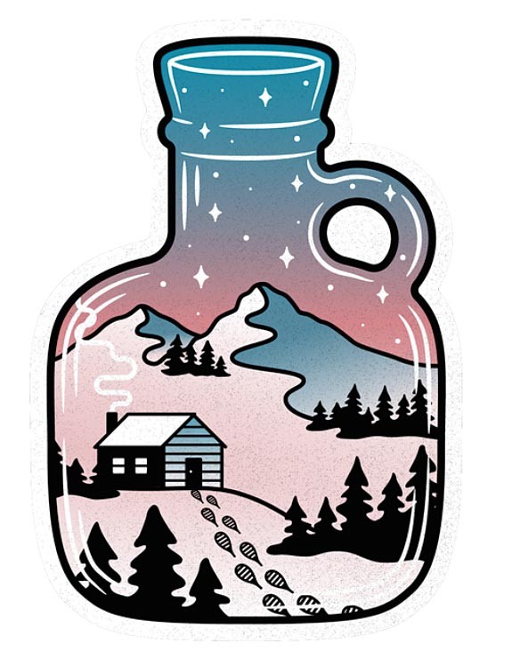 Набор наклеек Зимняя страна чудес - идеальный подарок для творчества и веселья 2890₽