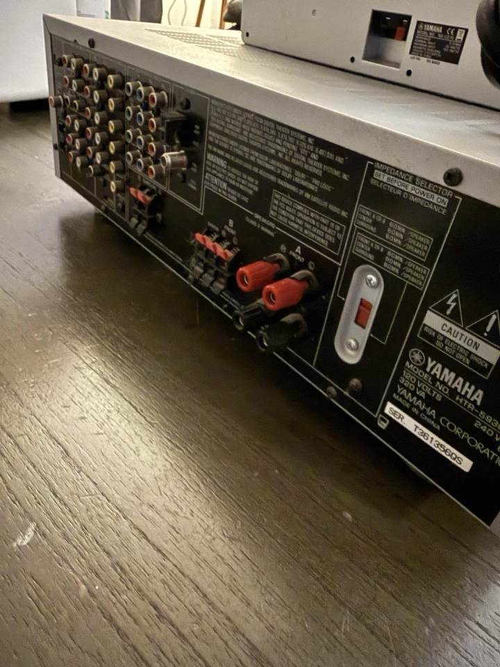雅马哈 HTR-5930 接收器 高保真 立体声 5.1 声道 家庭影院 音频 收音机 AVR — 第 3/4 张图片