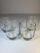 Libbey Crisa Clear, Classic Lowball/Cocktail Glasses, Set of 4