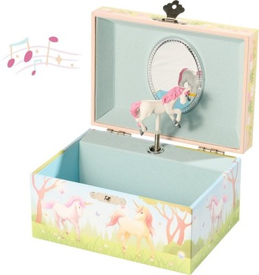 ChimeDream Einhorn Spieluhr   Schmuckkästchen mit tanzendem Einhorn & ,Twinkle S