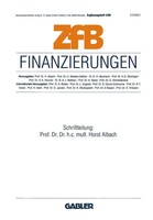 Horst Albach | Finanzierungen | Taschenbuch | Deutsch (1999) | X | Gabler Verlag