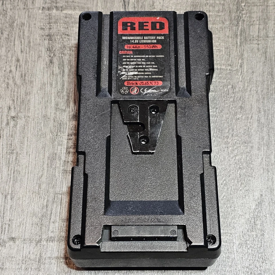 Batería de repuesto de ladrillo Redcode de cine digital rojo 14,8 V Mysterium  Foto 3 de 3