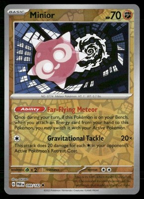 Minior 099/182 Uncommon Paradox Rift Pokemon Reverse Holo Near Mint