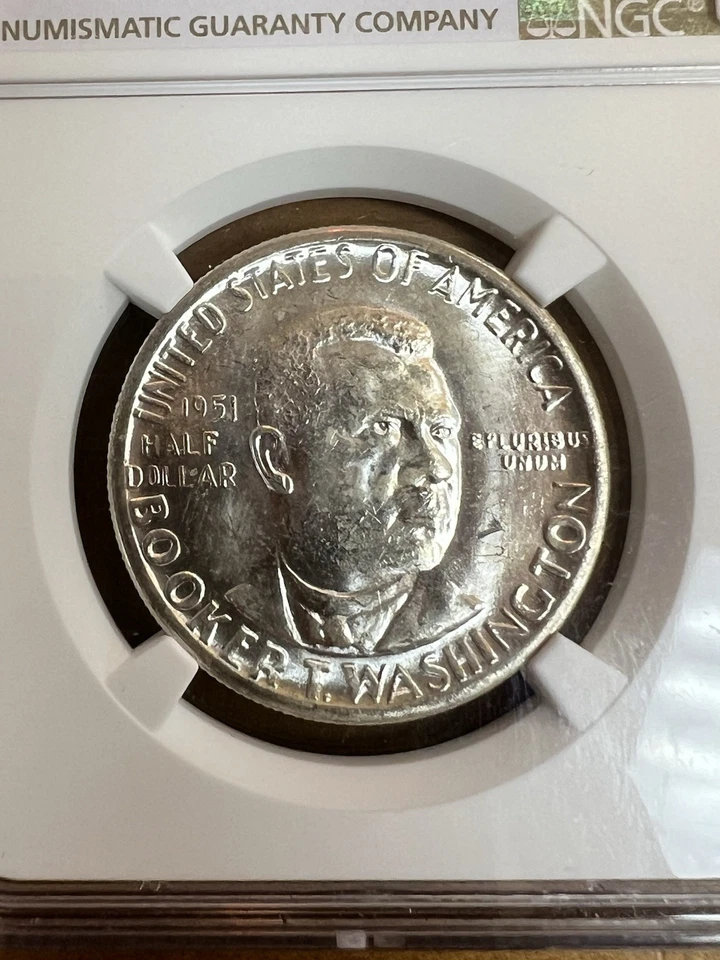 1951 50C Booker T Washington MS64 NGC - Image 2 of 4