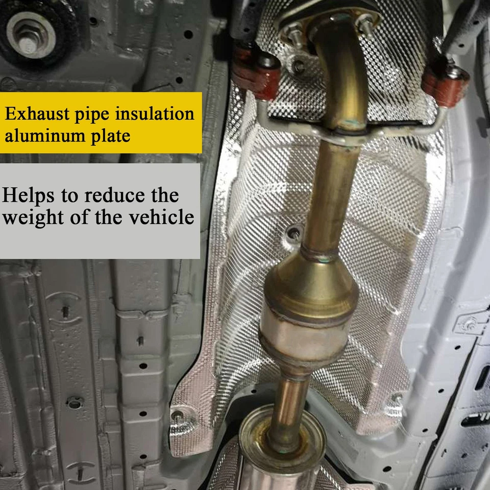 Aluminum Exhaust Wrap Auto Aluminum Material Wrap Insulation Car Exhaust - Image 4 of 4