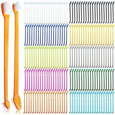 200 Pcs Dog Toothbrush Cat Tooth Brushes Bulk, Double Sided Brushing Kit, Tee...