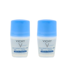 2 x Vichy 48H Mineral Deodorant Alcohol Free 50ml - FREE SHIPPING