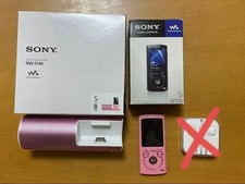 Sony Walkman NW-S14K 8GB Digital Audio Player  Speaker Dock Light Pink With Box
