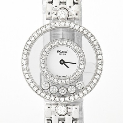 Chopard Happy Diamonds 20 3957 K18WG Diamond Quartz Item NO. 250126 Used TOMI-0