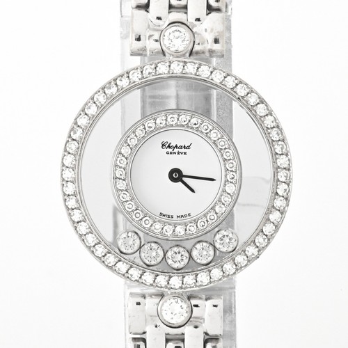 Chopard Happy Diamonds 20 3957 K18WG Diamond Quartz Item NO. 250126 Used TOMI-0