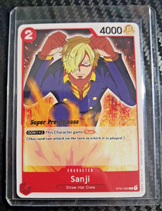 Super Pre Release Luffy Leader | eBay