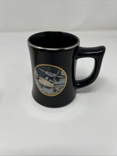 Vintage Buntingware Boeing E-3 E3 Age Sentry Airplane Mug, Black - Free Shipping