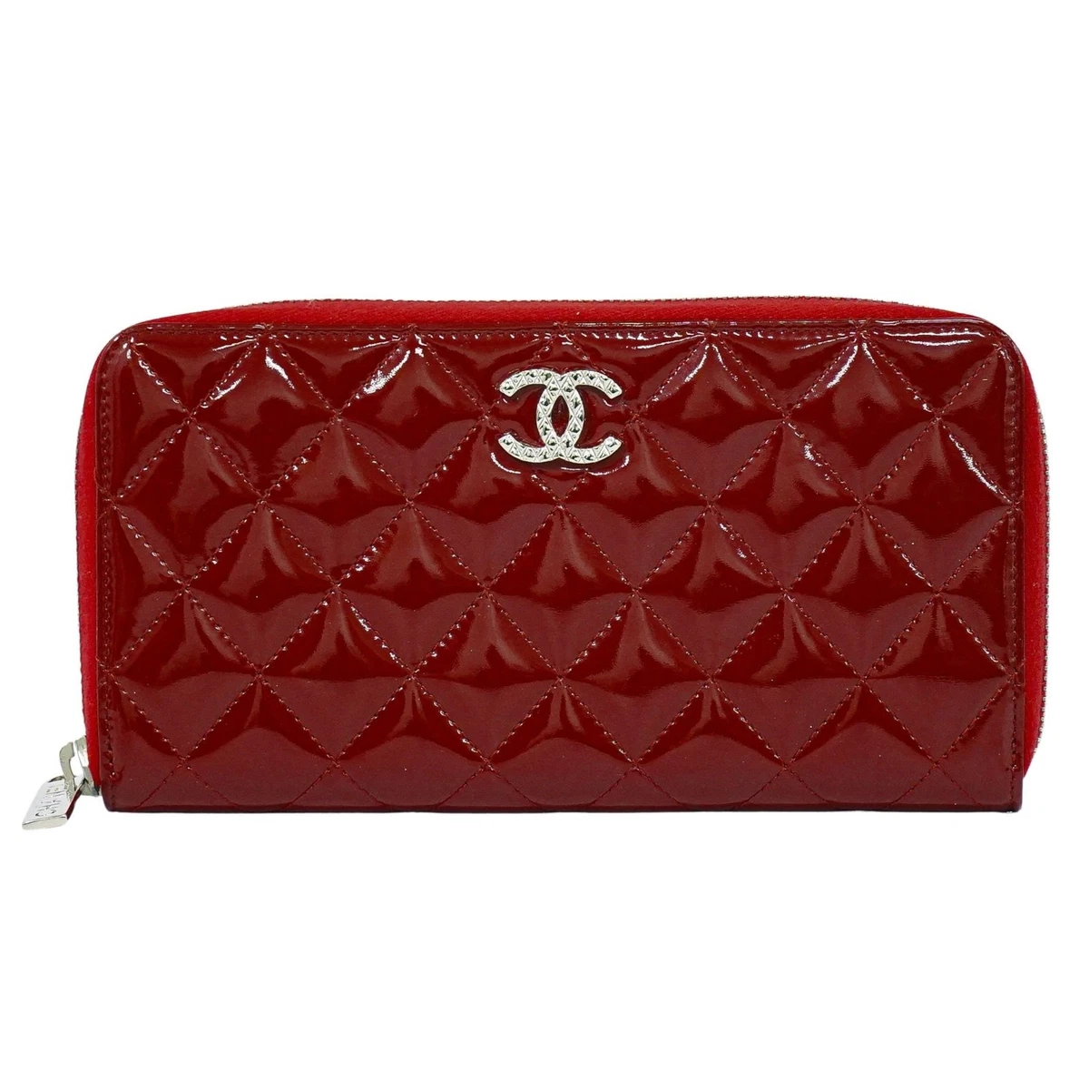 CHANEL Red Patent Leather Wallets for Women for sale | eBay