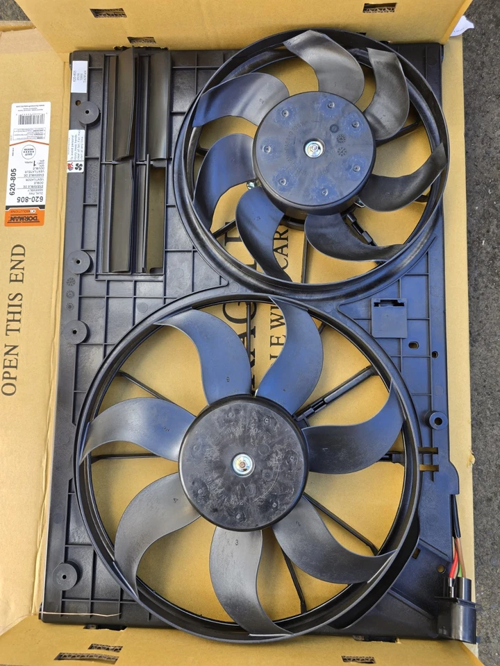 Conjunto de doble ventilador sin mando Audi/Volkswagen Dorman 620-805 Foto 2 de 3