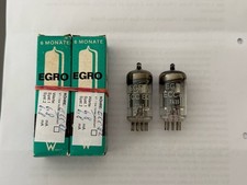 Matched Pair NOS EGRO/RFT ECC82 Vorstufen-rö...