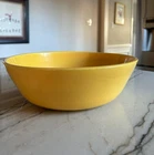 Bauer Pottery USA Yellow Ceramic Serving Bowl 10.5”