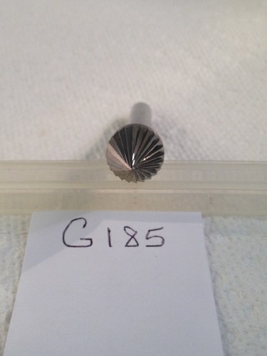 1 NEW FALCON / SGS 1/4" SHANK CARBIDE BURR SJ-5 SINGLE CUT 60° ANGLE. USA (G185) - 第 2/4 張圖片