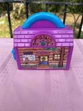 Pound Puppy Mini Carry Go Camp Playset 1995 Incomplete no puppies no bench