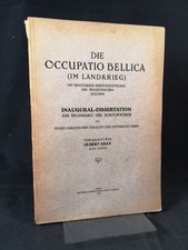 The Occupatio Bellica (in the Land War) with Special Reference to the French