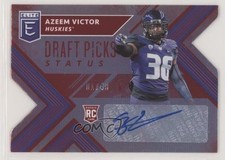 2018 Panini Elite Draft Picks Status Red Die-Cut /49 Azeem Victor #223 Auto 0w8