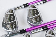Ladies Callaway Epic Irons / 7-PW+GW / Ladies Flex Rexis Xela Shafts