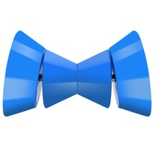 JFATXTT 3" Boat Trailer Roller Bow Stop with 1/2" Shaft 3INCH, BLUE