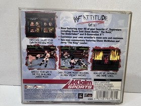 Videogioco WWF Attitude Dreamcast set completo con manuale non testato