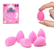 AOA STUDIO Collection MiNi Makeup Sponge Set 1 Count Pack of 6 , Pink