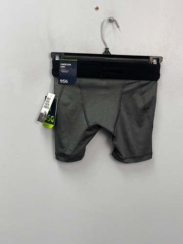DSG Boy's Dark Grey Compression Shorts Sz XS Tight Fit w/ Elastic Waistband - Picture 7 of 8