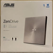 ASUS ZenDrive External CD/DVD +/-RW Burner Writer Drive USB-C USB-A Portable