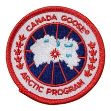 Vintage Canada Goose -Arctic Program. Patch . Embroidered Iron On 2.5"