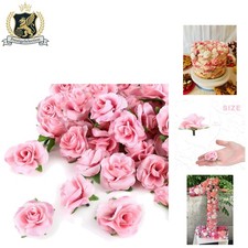 50pcs Light Pink Silk Roses - 1.6