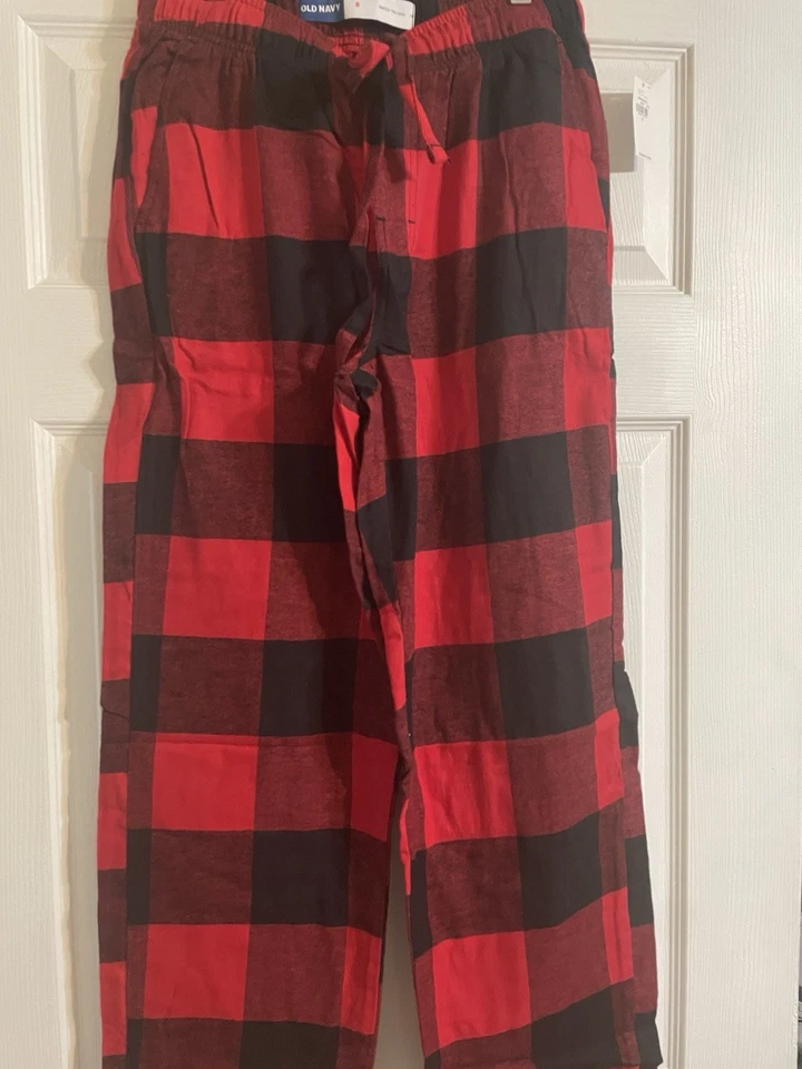 Pantalones de pijama para mujer Old Navy Buffalo Check a cuadros con cordón en talla pequeña nuevos con etiquetas Foto 2 de 4
